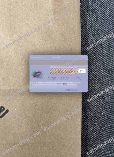 Malawi National Bank of Malawi mastercard photolook back
